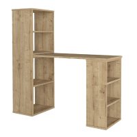 Γραφείο εργασίας πολυμορφικό Last Megapap χρώμα sapphire oak 119x44,7x123εκ.