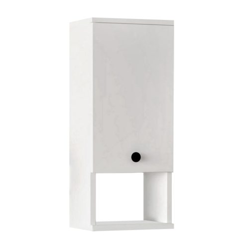 Ντουλάπι μπάνιου επιτοίχιο Mis Megapap χρώμα λευκό 30x21,8x71εκ.