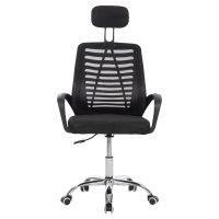 ΚΑΡΕΚΛΑ ΓΡΑΦΕΙΟΥ TRAIL2 HM1193 ΜΑΥΡΟ MESH-ΠΟΔΙ ΧΡΩΜΙΟΥ 62x59x120Yεκ.