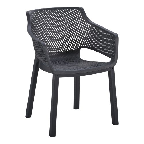 ΠΟΛΥΘΡΟΝΑ ΠΟΛΥΠΡΟΠΥΛΕΝΙΟΥ PEGGY HM6368.02 ΜΑΥΡΟ 60x55x79Υεκ