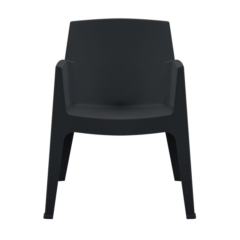 ΠΟΛΥΘΡΟΝΑ ΠΟΛΥΠΡΟΠΥΛΕΝΙΟΥ SLEEK HM6370.02 ΜΑΥΡΗ 68x63x82,5Υεκ.