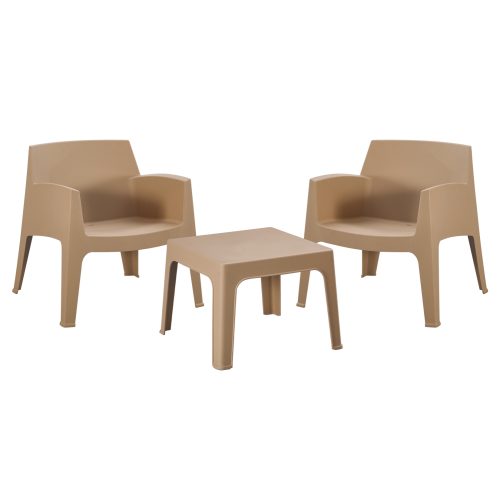 ΣΕΤ LOUNGE 3ΤΜΧ SLEEK HM21274.03 ΚΑΠΟΥΤΣΙΝΟ ΠΟΛΥΠΡΟΠΥΛΕΝΙΟ