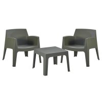 ΣΕΤ LOUNGE 3ΤΜΧ SLEEK HM21274.05 DARK OLIVE GREEN ΠΟΛΥΠΡΟΠΥΛΕΝΙΟ