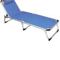 myResort ΞΑΠΛΩΣΤΡΑ ΡΑΒΔΩΤΗ ΑΛΟΥΜΙΝΙΟΥ ΜΠΛΕ KING SIZE ΠΤΥΣΣΟΜΕΝΗ  ΤΕΧΤ 2x1