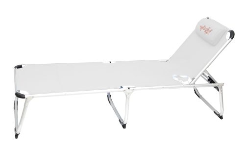 myResort ΞΑΠΛΩΣΤΡΑ ΡΑΒΔΩΤΗ ΑΛΟΥΜΙΝΙΟΥ ΛΕΥΚΗ KING SIZE ΠΤΥΣΣΟΜΕΝΗ  ΤΕΧΤ 2x1