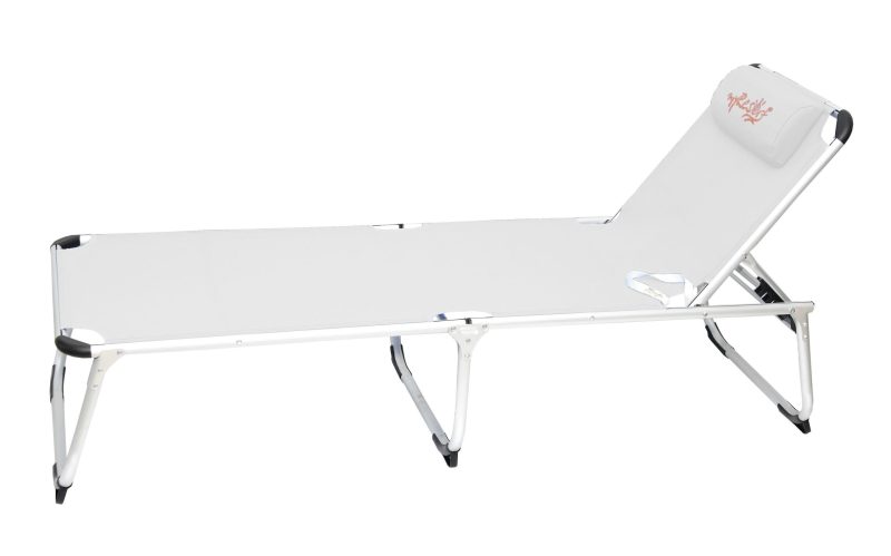 myResort ΞΑΠΛΩΣΤΡΑ ΡΑΒΔΩΤΗ ΑΛΟΥΜΙΝΙΟΥ ΛΕΥΚΗ KING SIZE ΠΤΥΣΣΟΜΕΝΗ  ΤΕΧΤ 2x1