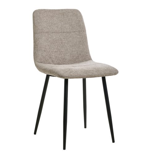 Καρέκλα Paolina γκρεζ 42 x 53 x 87 Μέταλλο, Ύφασμα 300-409
