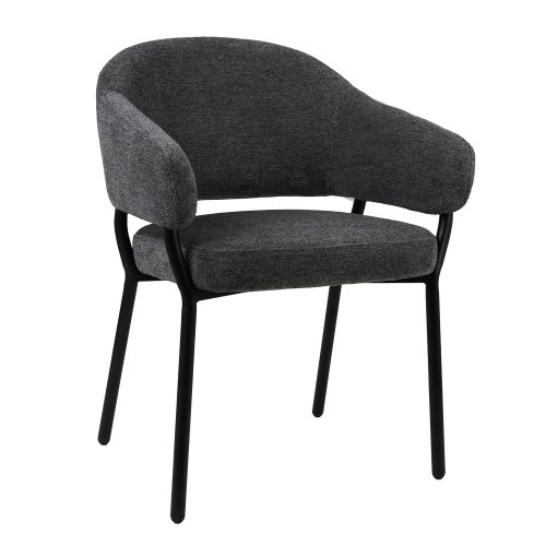 Πολυθρόνα Noel γκρι 59 x 60 x 81 Μέταλλο, Ύφασμα 300-411