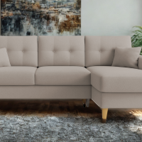 Fiona γωνιακός καναπές κρεβάτι 235x160x82εκ. με αποθηκευτικό χώρο Elephant με αναστρέψιμη γωνία