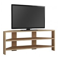 Έπιπλο τηλεόρασης γωνιακό Thales Megapap χρώμα sapphire oak 110x36x45εκ.