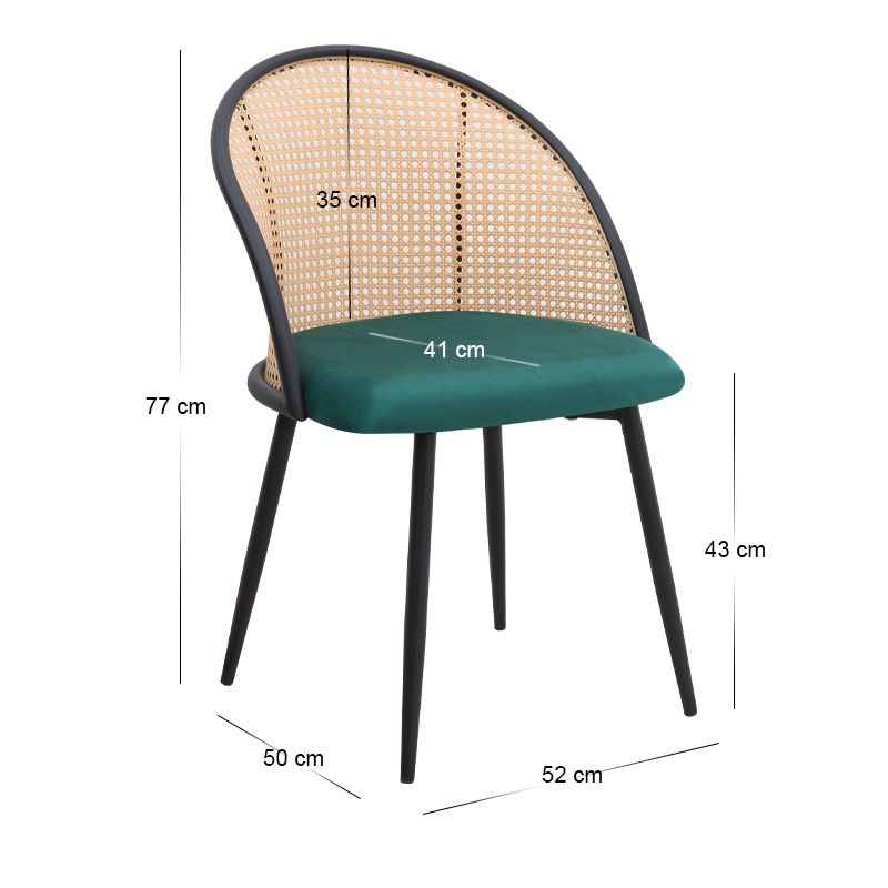 Σετ τραπεζαρία 5τμχ Rubes - Jacob Megapap χρώμα φυσικό οξιάς - κυπαρισσί Ø100x78εκ.