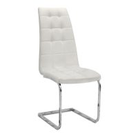 Σετ τραπεζαρία 5τμχ Darlen - Vela Megapap χρώμα sapphire oak - λευκό 125x72x74εκ.