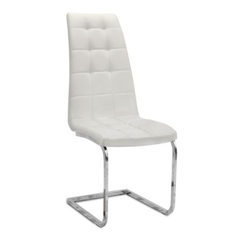 GP100-02392-1 Σετ τραπεζαρία 5τμχ Darlen - Vela Megapap χρώμα καρυδί - λευκό 125x72x74εκ.