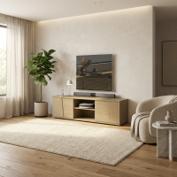 Solena έπιπλο τηλεόρασης 160x40x49εκ. Rookwood Oak