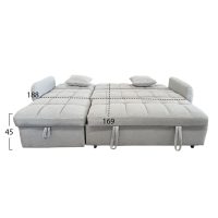 goniakos-kanapes-krebati-anastrepsimos-f-2 ΓΩΝΙΑΚΟΣ ΚΑΝΑΠΕΣ-ΚΡΕΒΑΤΙ ΑΝΑΣΤΡΕΨΙΜΟΣ NEZU HM3294.02 ΜΠΕΖ ΥΦΑΣΜΑ 213x145x83Υεκ.