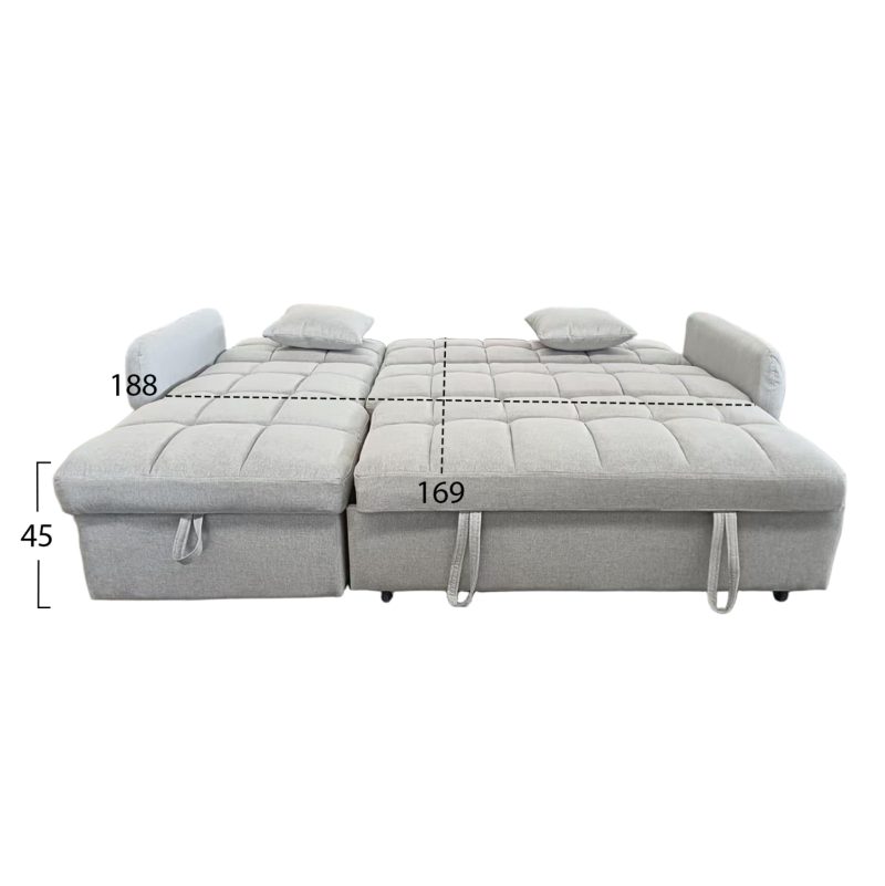 goniakos-kanapes-krebati-anastrepsimos-f-2 ΓΩΝΙΑΚΟΣ ΚΑΝΑΠΕΣ-ΚΡΕΒΑΤΙ ΑΝΑΣΤΡΕΨΙΜΟΣ NEZU HM3294.02 ΜΠΕΖ ΥΦΑΣΜΑ 213x145x83Υεκ.