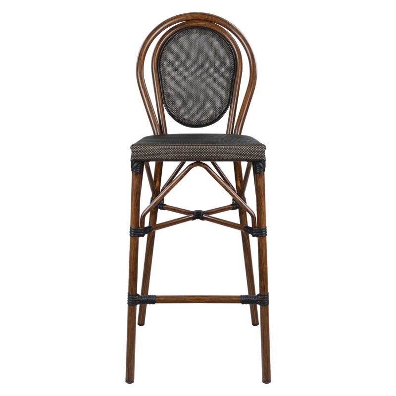 ΣΚΑΜΠΟ ΑΛΟΥΜΙΝΙΟΥ AZARIA HM5059 BAMBOO LOOK ΚΑΦΕ ΜΕ TEXTLINE 44x52x115Υεκ