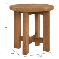 skampo-stroggylo-apo-xylo-teak-se-fysiko-1 ΣΚΑΜΠΟ-ΤΡΑΠΕΖΑΚΙ ΣΤΡΟΓΓΥΛΟ ΑΠΟ ΞΥΛΟ ΤΕΑΚ ΣΕ ΦΥΣΙΚΟ ΧΡΩΜΑ HM7943 45,5x40x45Υ εκ.