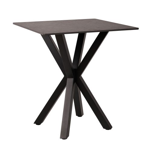 Τραπέζι Alberto τσιμέντο 70 x 70 x 76 Sintered stone, Μέταλλο 100-094