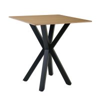 Τραπέζι Alberto Ξύλο 70 x 70 x 76 Sintered stone, Μέταλλο 100-096