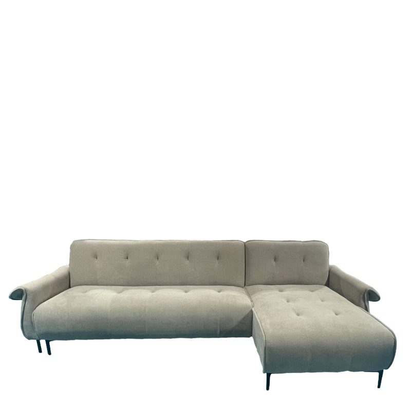 14300035 Καναπές Κρεβάτι Γωνιακός Αναστρέψιμος ArteLibre SOMERO Μπεζ 286x144x84cm