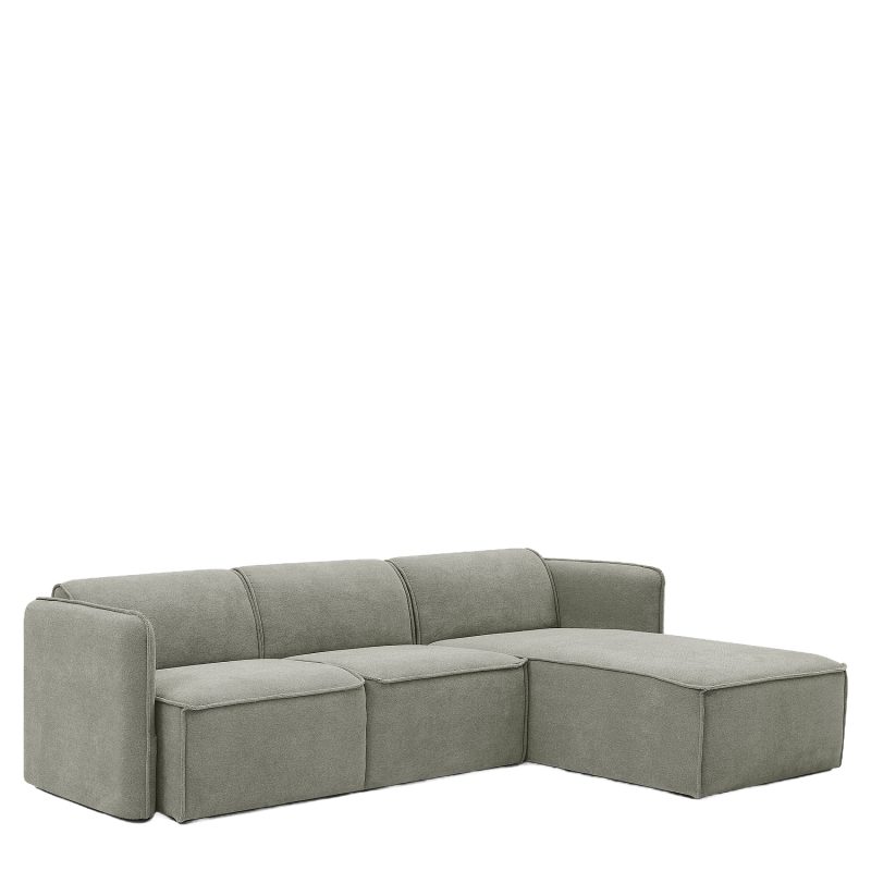 14300041-1 Καναπές Γωνιακός Αναστρέψιμος ArteLibre MAFFEI Γκρι Ύφασμα 268x163x76cm