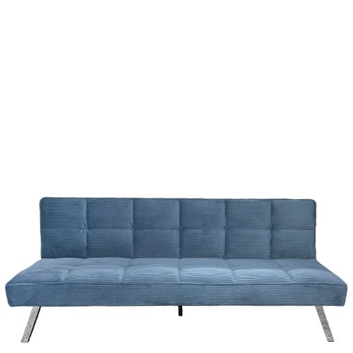 Καναπές Κρεβάτι ArteLibre ELVORE Μπλε Ύφασμα/Ξύλο 190x83x74cm