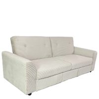 15390012-1 Καναπές Κρεβάτι ArteLibre VALMERO Μπεζ Ύφασμα/Ξύλο 216x85x85cm