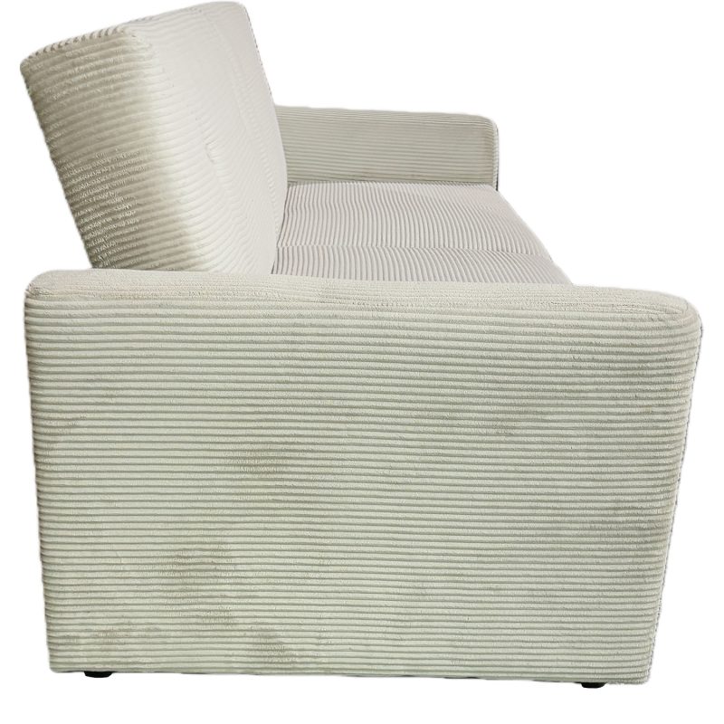 15390012-2 Καναπές Κρεβάτι ArteLibre VALMERO Μπεζ Ύφασμα/Ξύλο 216x85x85cm