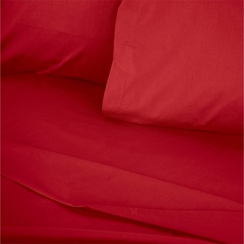 819TNE02102-1 Σεντόνι Tonne Cotton Box Μονό (180x240) χρώμα κόκκινο