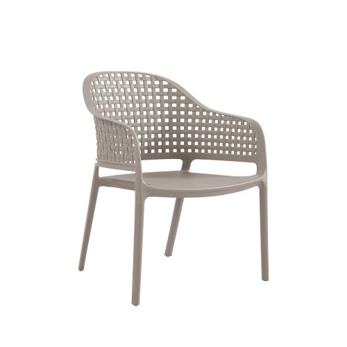 Πολυθρόνα CUBA-L μόκα 66 x 67 x 82 Πολυπροπυλένιο (PP) 900-341