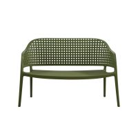 Καναπές CUBA-S λαδί 123 x 68 x 82 Πολυπροπυλένιο (PP) 900-342