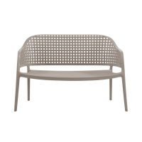 Καναπές CUBA-S μόκα 123 x 68 x 82 Πολυπροπυλένιο (PP) 900-343