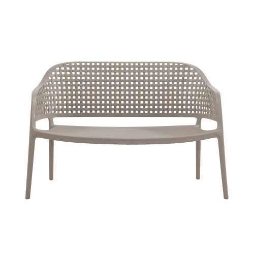 Καναπές CUBA-S μόκα 123 x 68 x 82 Πολυπροπυλένιο (PP) 900-343