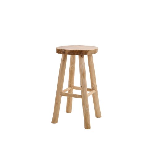 Σκαμπό COMBO 62 φυσικό 35 x 35 x 62 TEAK 901-054