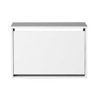 GP009-0126-4 Παπουτσοθήκη Step Megapap 6 ζευγών χρώμα λευκό 60x30x42εκ.