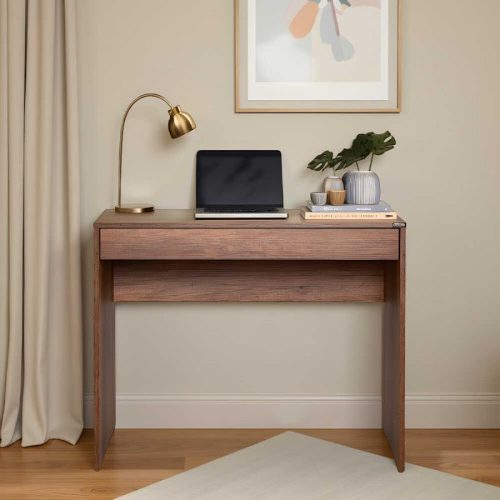 Γραφείο εργασίας Vareno Megapap χρώμα καρυδί 90x55x75εκ.