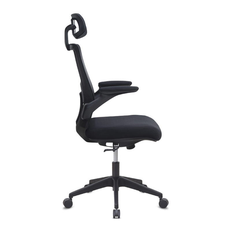 Καρέκλα γραφείου διευθυντική Belora Megapap με ύφασμα Mesh χρώμα μαύρο 63,5x62x117/127εκ.