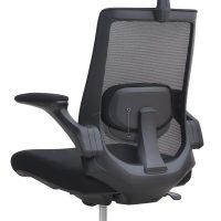 Καρέκλα γραφείου διευθυντική Belora Megapap με ύφασμα Mesh χρώμα μαύρο 63,5x62x117/127εκ.