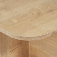 GP052-02324-2 Τραπεζάκι σαλονιού Becaj Megapap χρώμα sapphire oak 120x60x41,4εκ.