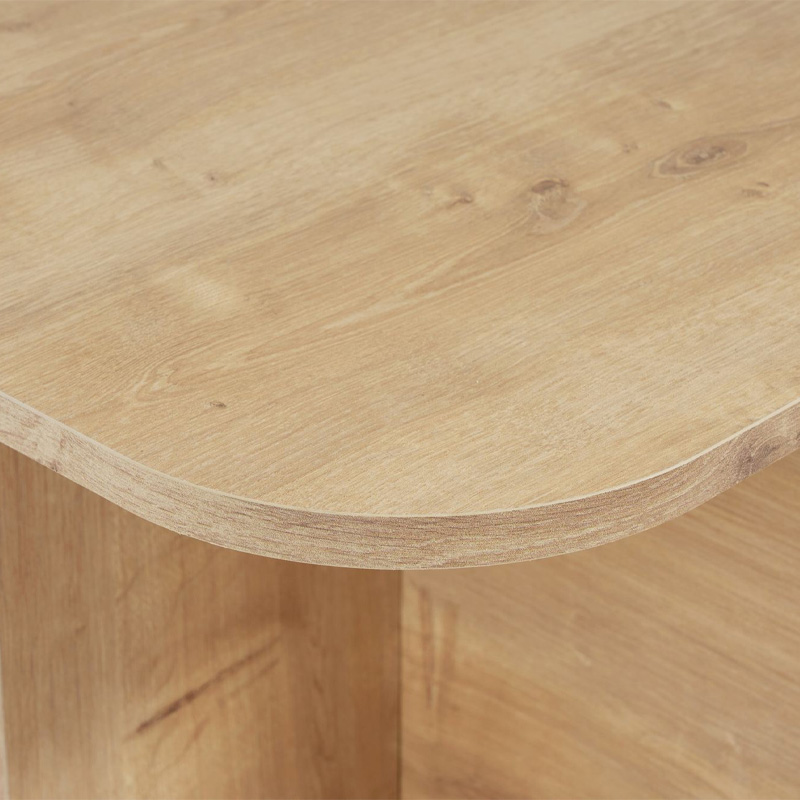 GP052-02324-2 Τραπεζάκι σαλονιού Becaj Megapap χρώμα sapphire oak 120x60x41,4εκ.