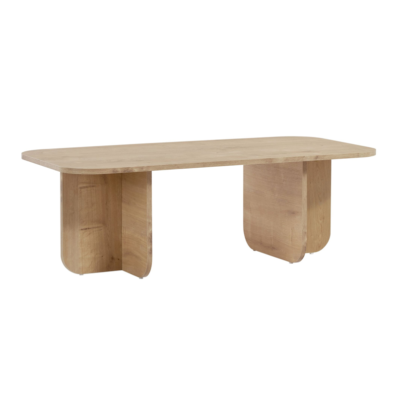 GP052-02324-4 Τραπεζάκι σαλονιού Becaj Megapap χρώμα sapphire oak 120x60x41,4εκ.