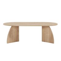 Τραπεζάκι σαλονιού Melina Megapap χρώμα sapphire oak 120x60x40εκ.