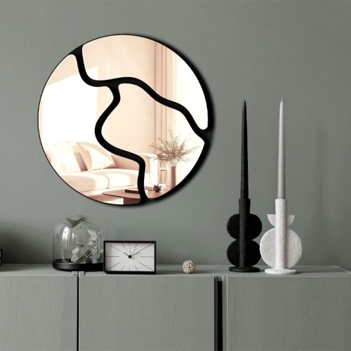 GP052-02581-1 Διακοσμητικό τοίχου Ayna Μegapap με plexiglass Ø48x48εκ.