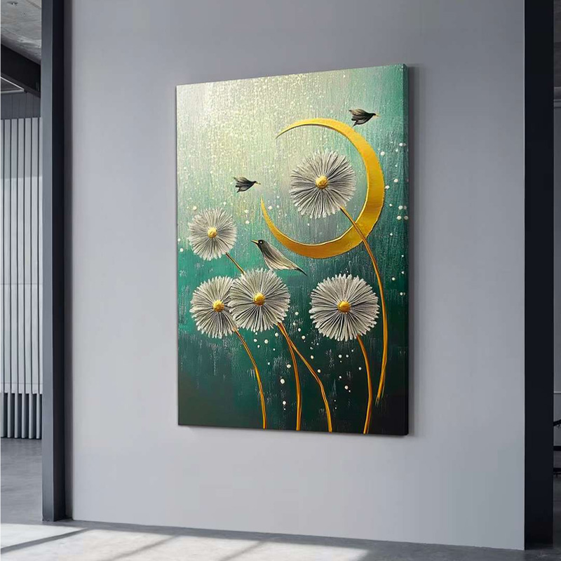 Πίνακας σε καμβά "Wildflowers" Megapap ψηφιακής εκτύπωσης 70x100x3εκ.