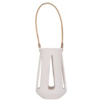 ΕΠΙΤΡΑΠΕΖΙΟ ΦΑΝΑΡΙ ERANTYL HM4696.02L ΛΕΥΚΟ FIBER CEMENT & ΧΕΡΟΥΛΙ RATTAN Φ17x27Yεκ.