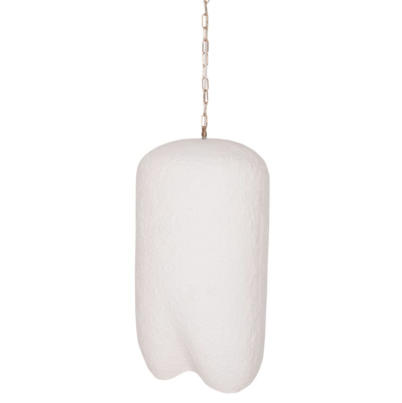 ΦΩΤΙΣΤΙΚΟ ΟΡΟΦΗΣ ΚΡΕΜΑΣΤΟ LOGKY HM4704.02L--FIBER CEMENT ΛΕΥΚΟ 35x35x67Υεκ