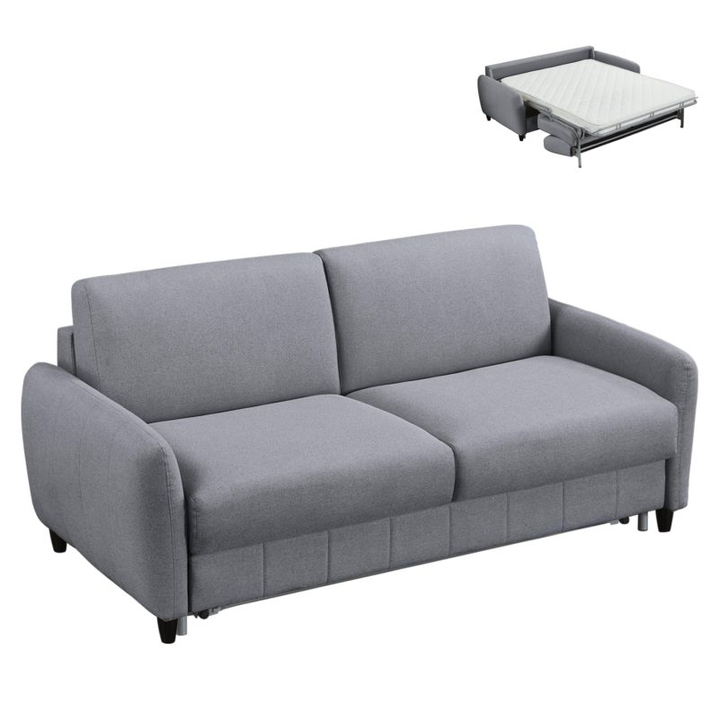 kanapes-krebati-me-anadiplstroma-fb93311 ΚΑΝΑΠΕΣ-ΚΡΕΒΑΤΙ ΜΕ ΑΝΑΔΙΠΛ.ΣΤΡΩΜΑ ETUDINE HM3311.01 ΓΚΡΙ ΥΦΑΣΜΑ 190x98x90Υεκ