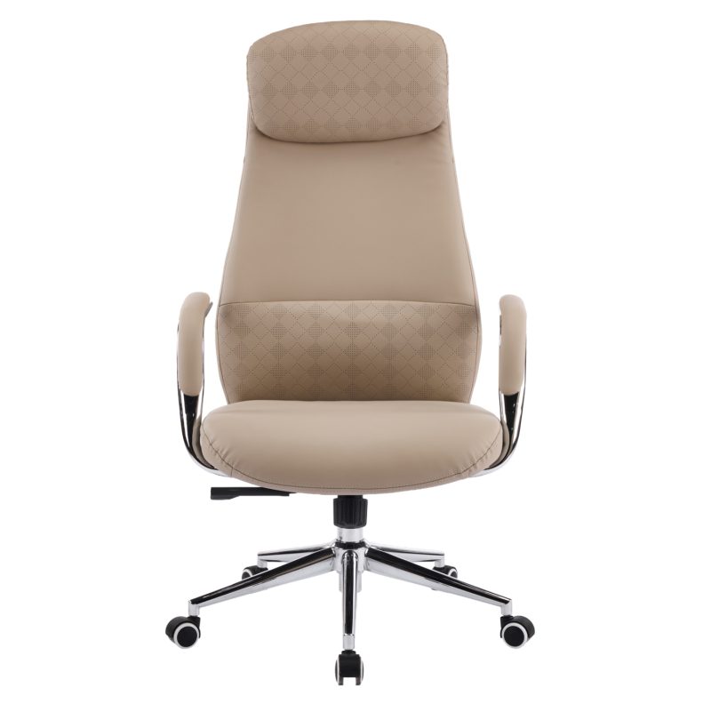 karekla-grafeioy-fb91835402-mpez-pu-derm-2 ΚΑΡΕΚΛΑ ΓΡΑΦΕΙΟΥ SONTY HM18354.02 ΜΠΕΖ PU ΔΕΡΜΑ--ΒΑΣΗ ΧΡΩΜΙΟΥ 67x68x125Υεκ