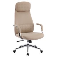 karekla-grafeioy-fb91835402-mpez-pu-derm ΚΑΡΕΚΛΑ ΓΡΑΦΕΙΟΥ SONTY HM18354.02 ΜΠΕΖ PU ΔΕΡΜΑ--ΒΑΣΗ ΧΡΩΜΙΟΥ 67x68x125Υεκ